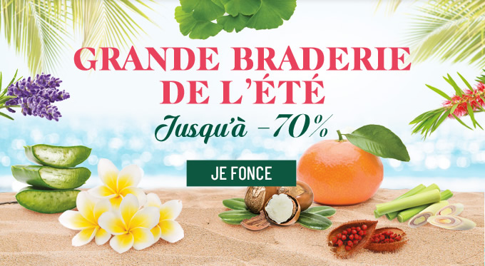 GRANDE BRADERIE DE L'ÉTÉ - Jusqu'à -70%  - Je fonce 
